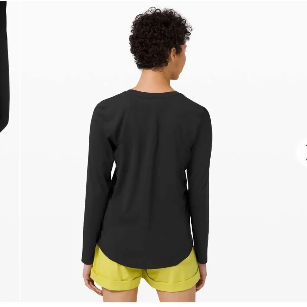 Lululemon Ever Ready Long Sleeve Black size 8